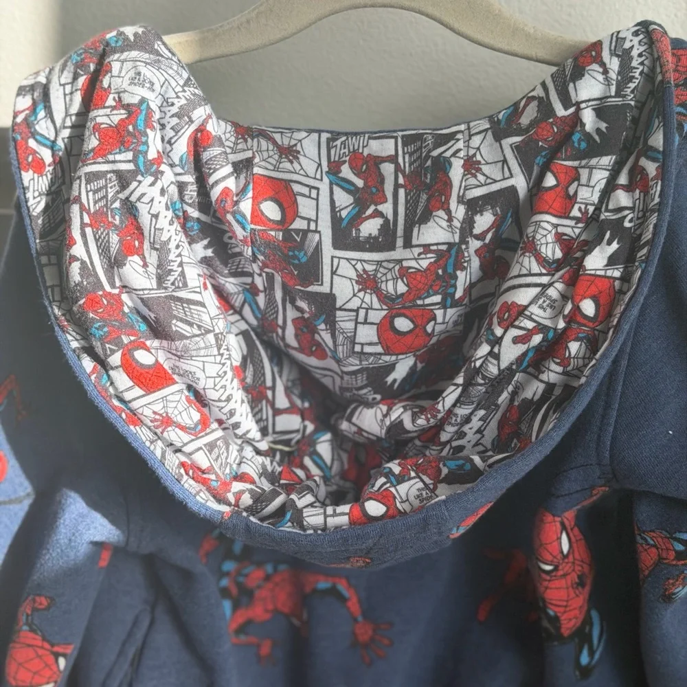Kids' Cartoon Character Hoodies - Light Blue and Navy - Picture 13 of 14